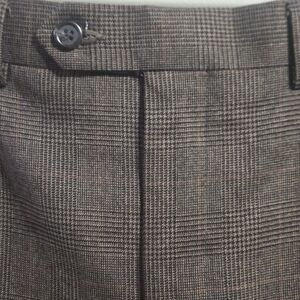 Lauren Ralph Lauren Wool Trousers Men's 42 X 30 Houndstooth Pleated Cuffed NEW